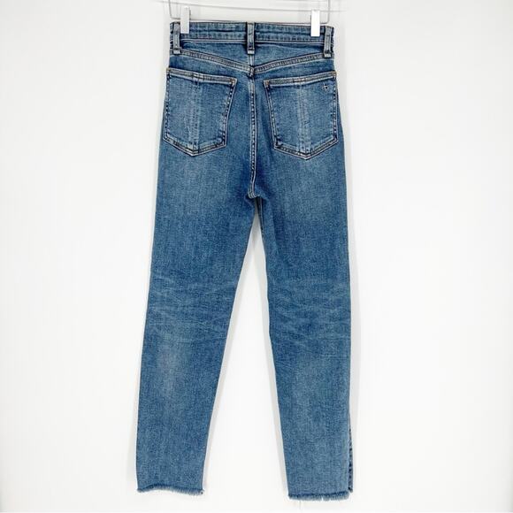 Rag & Bone Nina High Rise Ankle Cigarette Jeans 24 Blue - Picture 2 of 7